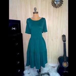 Shorted Waist Layered Ladies Dress